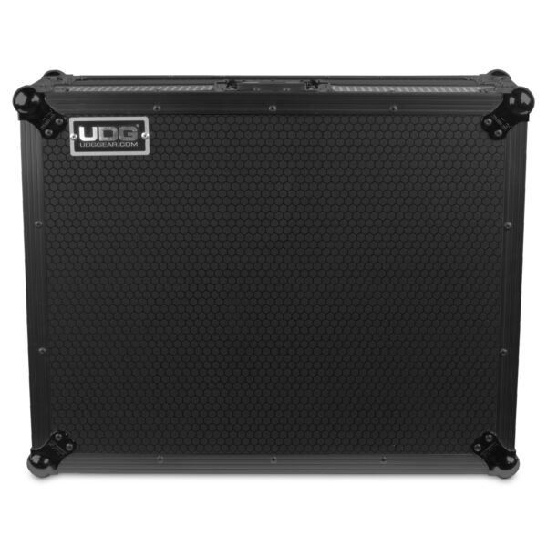 U91019BL3 UDG Ultimate Flight Case Multi Format XL Black MK3 Plus (Laptop Shelf)