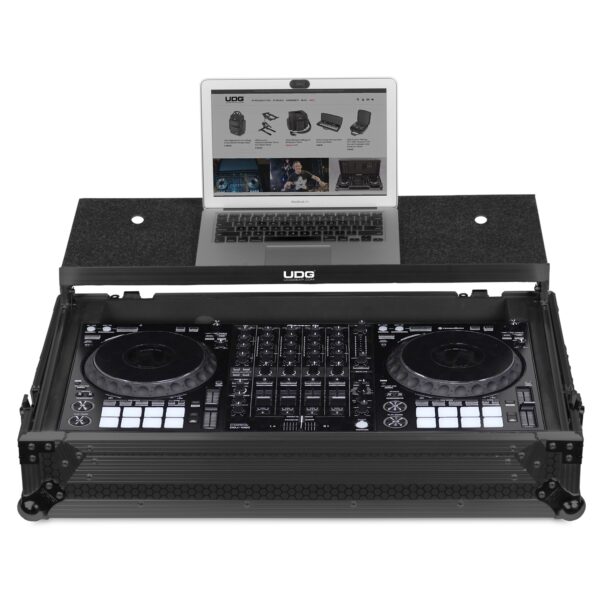 U91055BL FLIGHT CASE PIONEER DDJ-1000 PLUS (LAPTOP SHELF+ WHEELS)