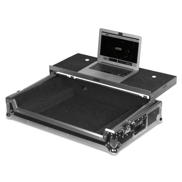 U92055SL FLIGHT CASE PIONEER DDJ-1000 PLUS (LAPTOP SHELF+ WHEELS)