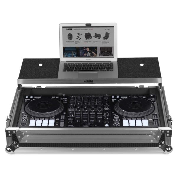 U92055SL FLIGHT CASE PIONEER DDJ-1000 PLUS (LAPTOP SHELF+ WHEELS)