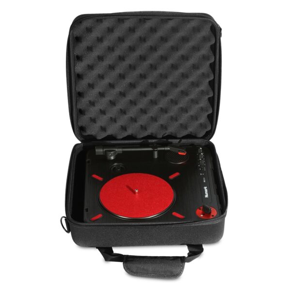 U8446BL Creator Pioneer XDJ-700 / Numark PT01 Scratch Turntable USB Hardcase Black