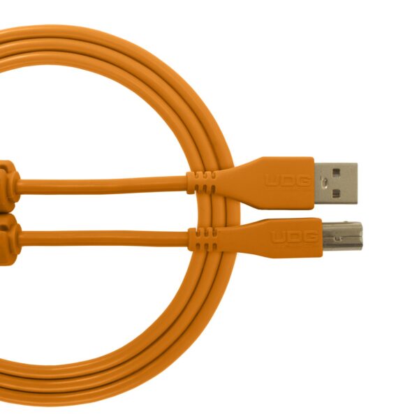 U95001OR UDG Ultimate Audio Cable USB 2.0 A-B Orange Straight 1m