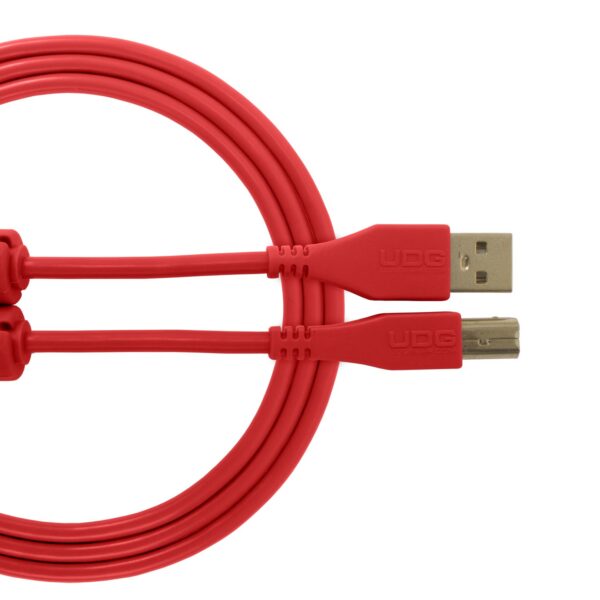 U95001RD UDG Ultimate Audio Cable USB 2.0 A-B Red Straight 1m