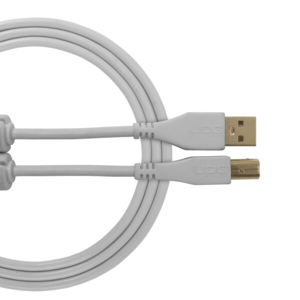 U95001WT UDG Ultimate Audio Cable USB 2.0 A-B White Straight 1m