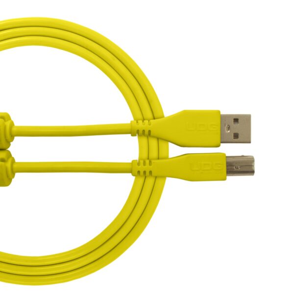 U95002YL UDG Ultimate Audio Cable USB 2.0 A-B Yellow Straight 2m