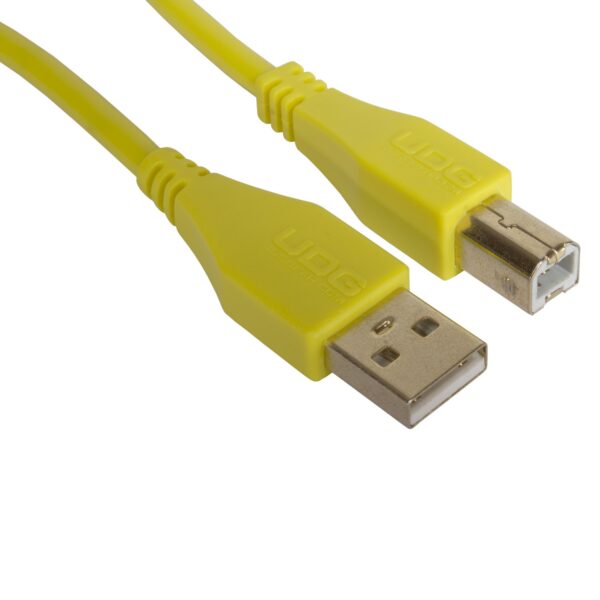 U95001YL UDG Ultimate Audio Cable USB 2.0 A-B Yellow Straight 1m