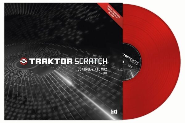 Traktor Scratch Control Vinyl MKII RED