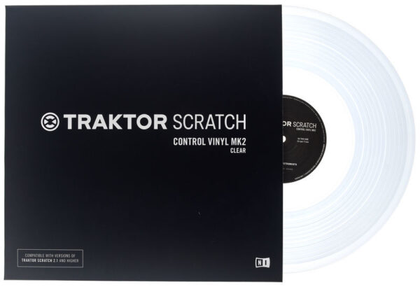 Traktor Scratch Control Vinyl MKII CLEAR