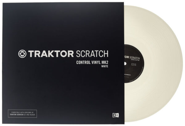 Traktor Scratch Control Vinyl MKII WHITE