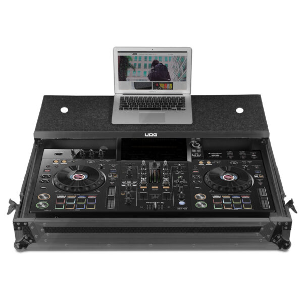 U91075BL Ultimate Flight Case Pioneer XDJ-RX3 Black Plus (L+W)