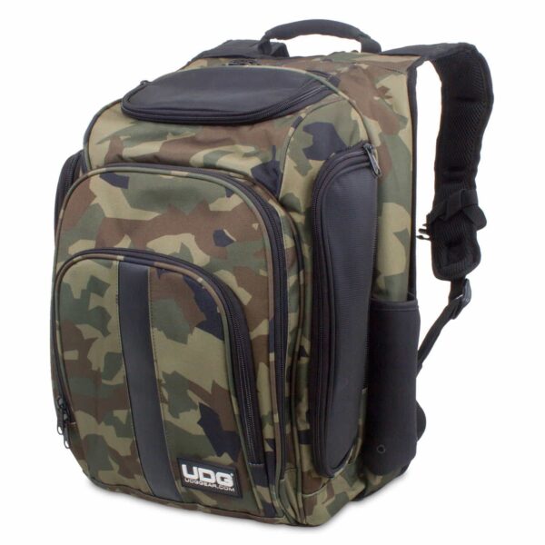 U9101BC/OR Ultimate Digi BackPack Black Camo/Orange inside