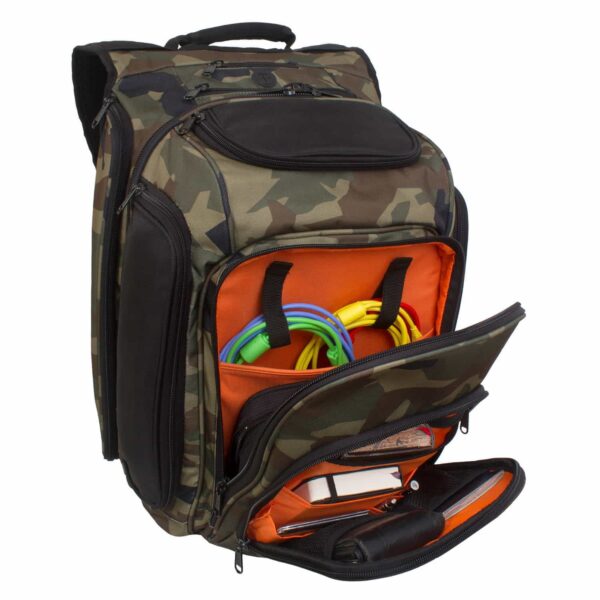 U9101BC/OR Ultimate Digi BackPack Black Camo/Orange inside