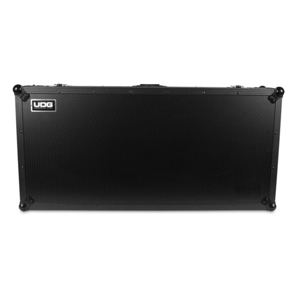 U91026BL2 UDG Ultimate Flight Case Pioneer CDJ-2000/ 900NXS2 Black MK2 Plus (Laptop Shelf + Wheels)