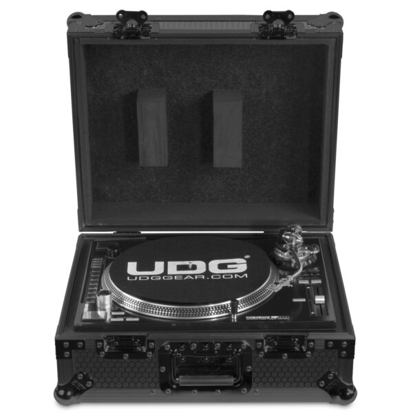 U91030BL2 Ultimate Flight Case Multi Format Turntable Black MK2