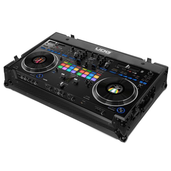 U91078BL Ultimate Flight Case Pioneer DDJ-REV7 Black Plus (Wheels)