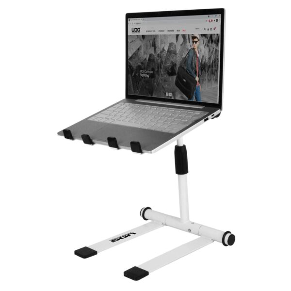 U96111WH Ultimate Height Adjustable Laptop Stand White