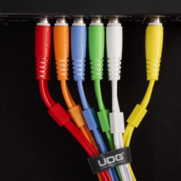 U97001OR Ultimate Audio Cable Set RCA - RCA Orange Straight 1.5m