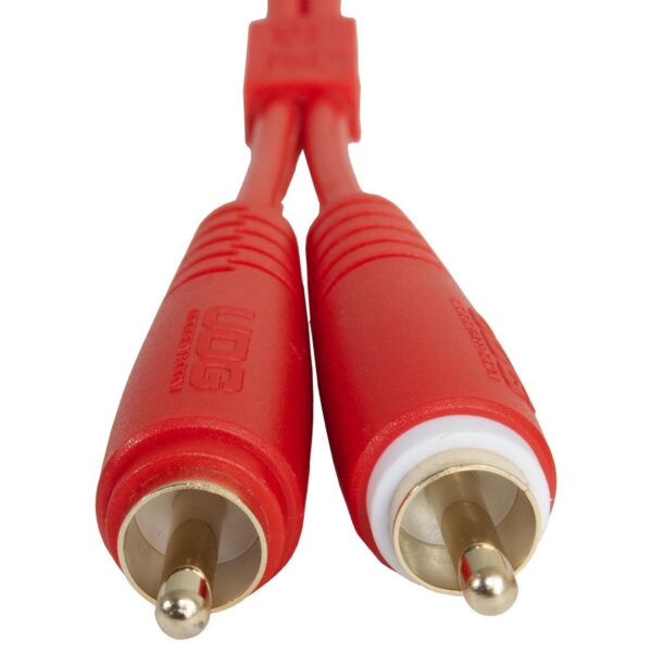 U97001RD Ultimate Audio Cable Set RCA - RCA Red Straight 1.5m