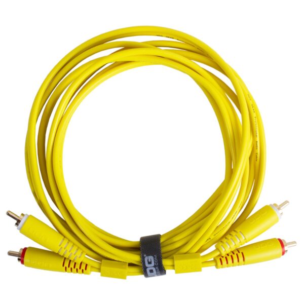 U97001YL Ultimate Audio Cable Set RCA - RCA Yellow Straight 1.5m