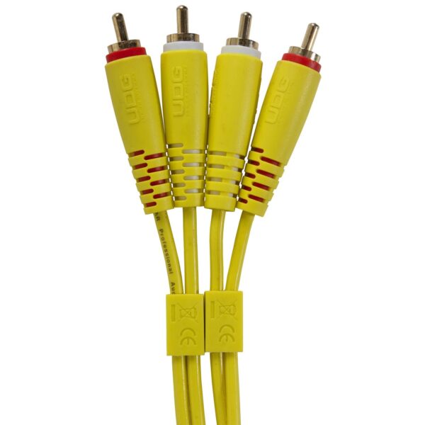 U97003YL Ultimate Audio Cable Set RCA - RCA Yellow Straight 3m