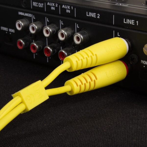 U97003YL Ultimate Audio Cable Set RCA - RCA Yellow Straight 3m