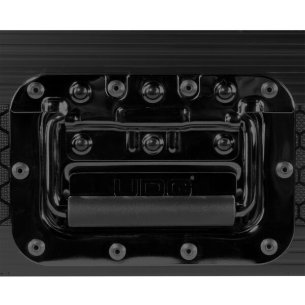 U91088BL Ultimate Flight Case Pioneer DDJ-FLX10 Black Plus (Laptop Shelf + Wheels)