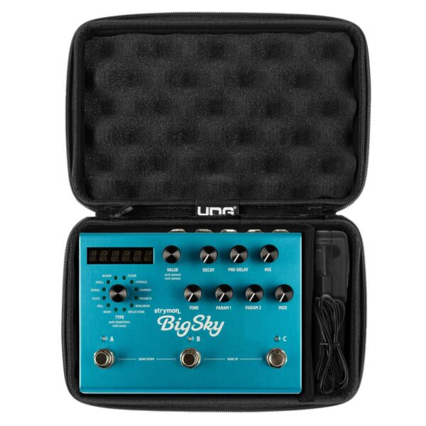 U8497BL Creator Strymon Timeline/ Bigsky/ Mobius/ Nightsky/ Volante Hardcase Black