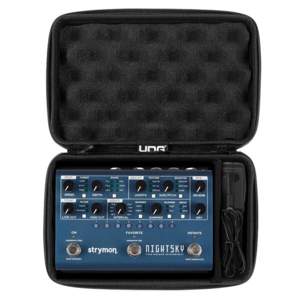 U8497BL Creator Strymon Timeline/ Bigsky/ Mobius/ Nightsky/ Volante Hardcase Black