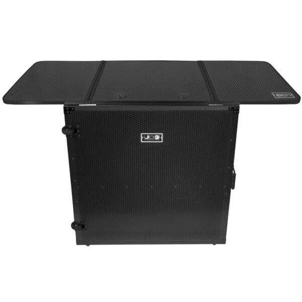 U91049BL2 UDG Ultimate Fold Out DJ Table Black MK2 Plus (Wheels)