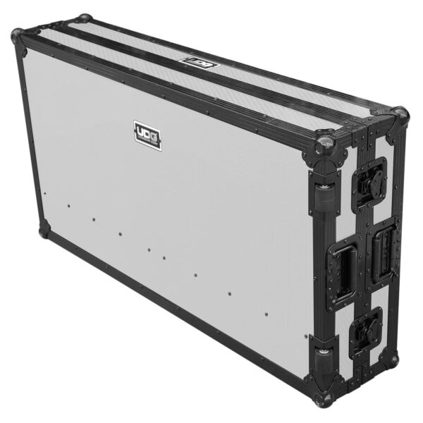 U91072WH UDG Ultimate Flight Case Portable Z-Style DJ Table White Plus (W