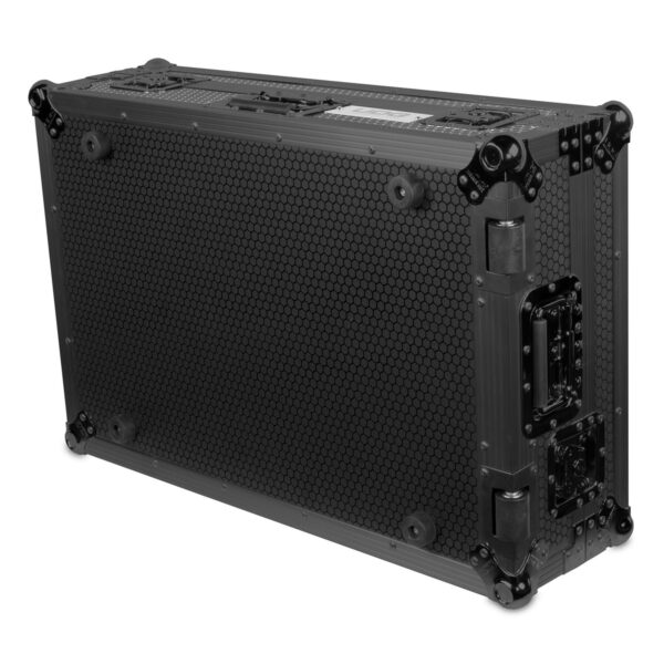 U91088BL Ultimate Flight Case Pioneer DDJ-FLX10 Black Plus (Laptop Shelf + Wheels)