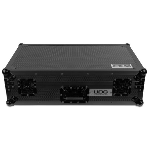 U91088BL Ultimate Flight Case Pioneer DDJ-FLX10 Black Plus (Laptop Shelf + Wheels)