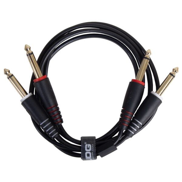 U97004BL Ultimate Audio Cable Set 1/4'' Jack - 1/4'' Jack Black Straight 3m