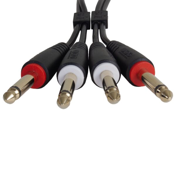 U97004BL Ultimate Audio Cable Set 1/4'' Jack - 1/4'' Jack Black Straight 3m