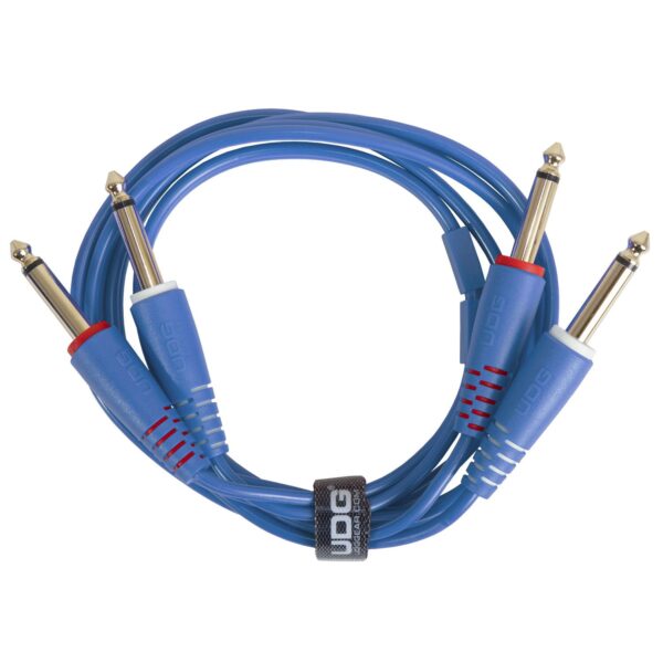 U97004LB Ultimate Audio Cable Set 1/4'' Jack - 1/4'' Jack Blue Straight 3m