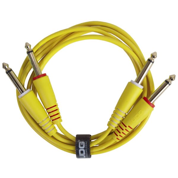 U97004YL Ultimate Audio Cable Set 1/4'' Jack - 1/4'' Jack Yellow Straight 3m